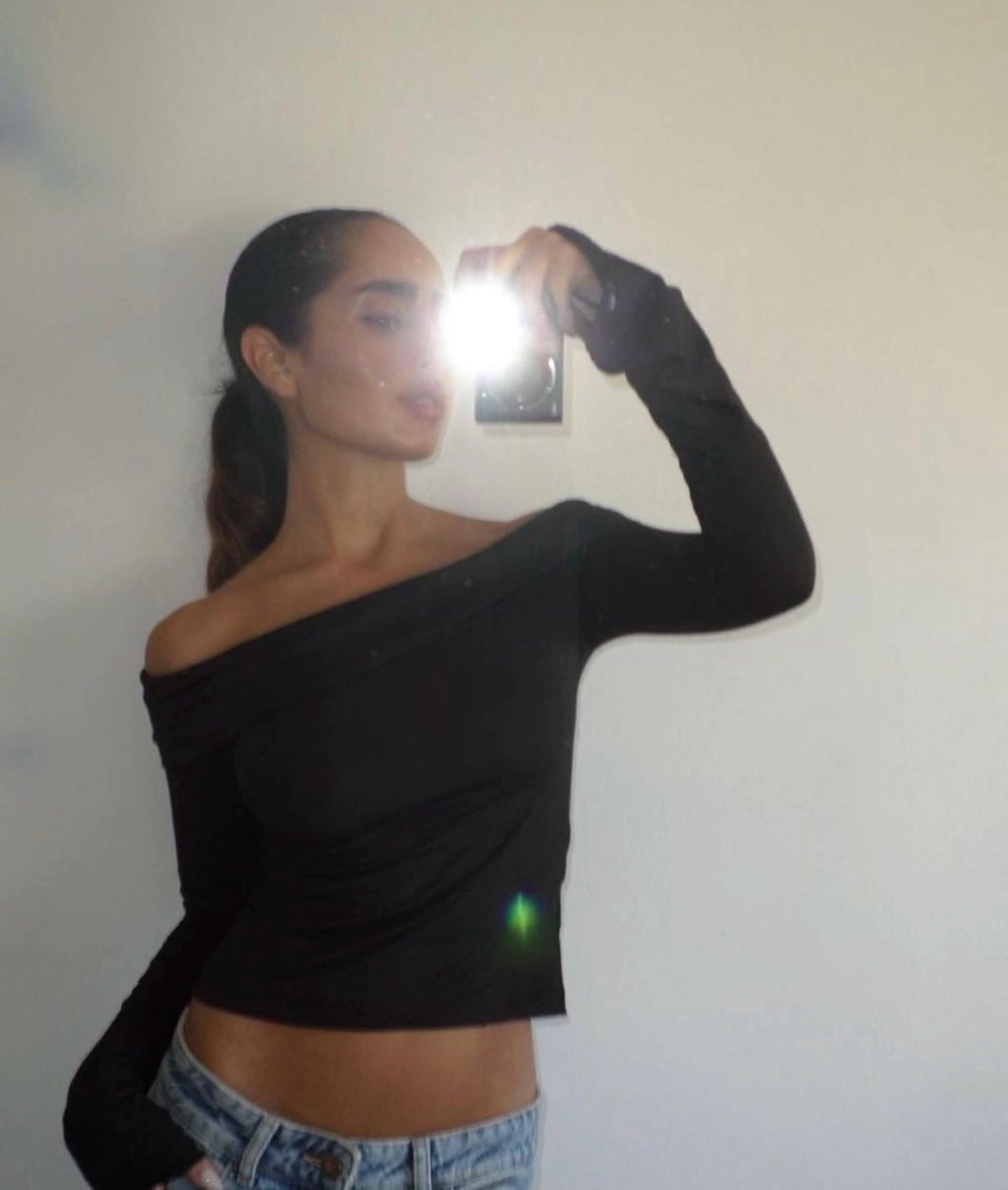 TOP TANIA MANGA LARGA